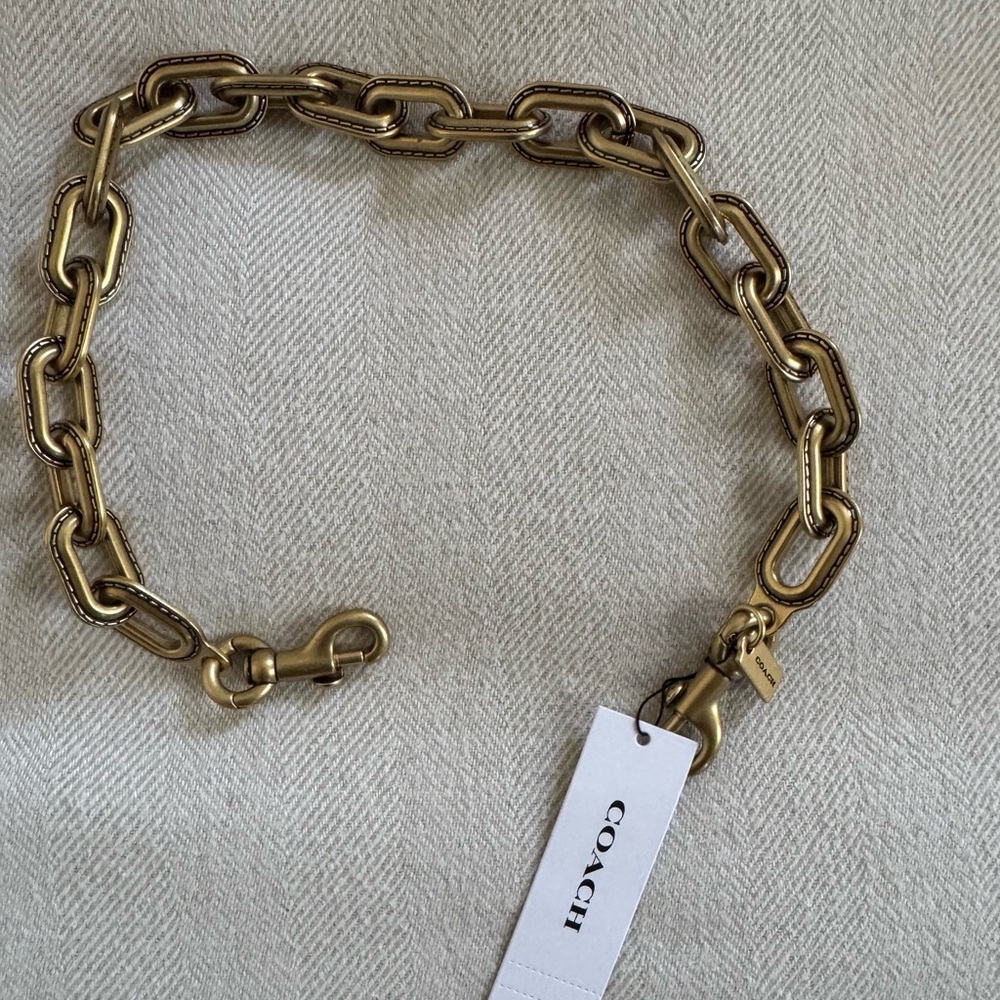 Coach Gold Chain Necklace
